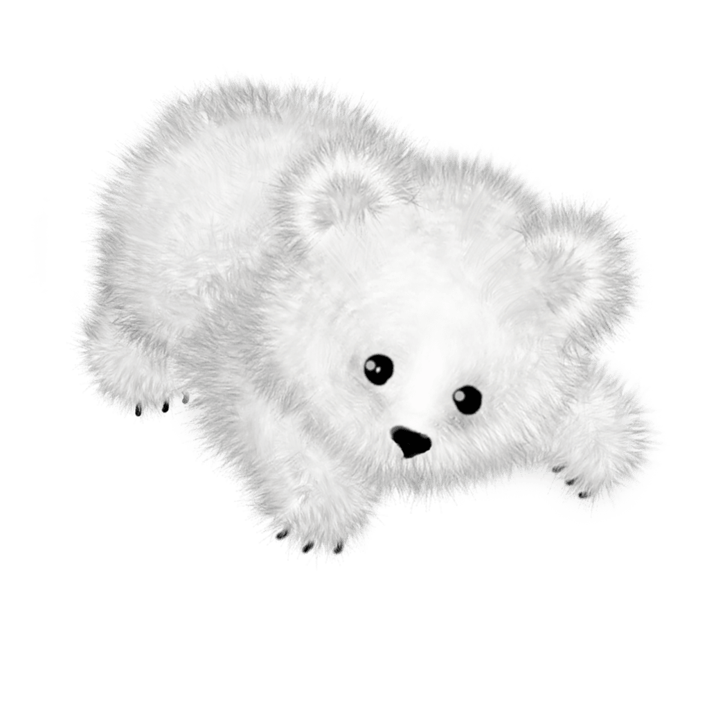 Polar bear clipart background