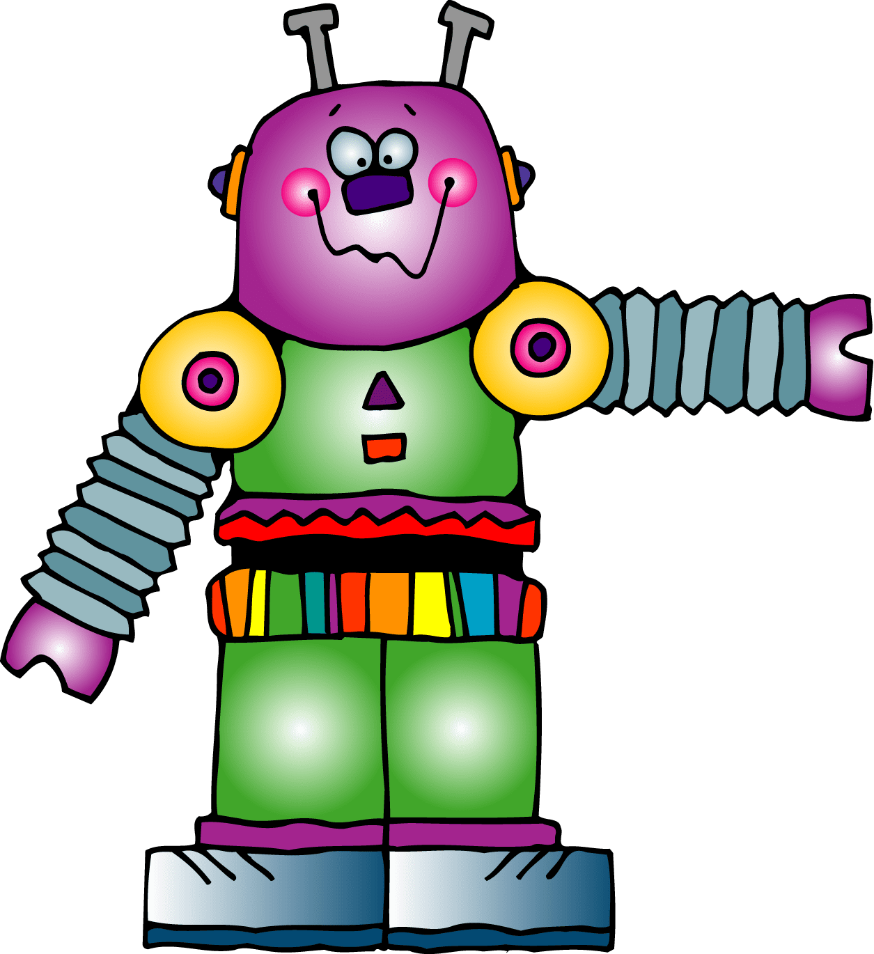 Robot domino fact families clipart clip art