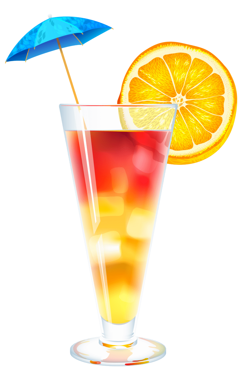 Lemonade summer cocktail clipart image