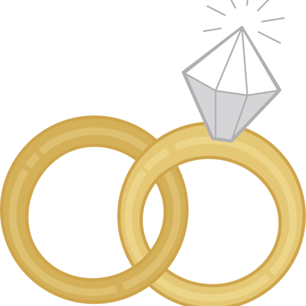 Wedding ring clipart school image with no background