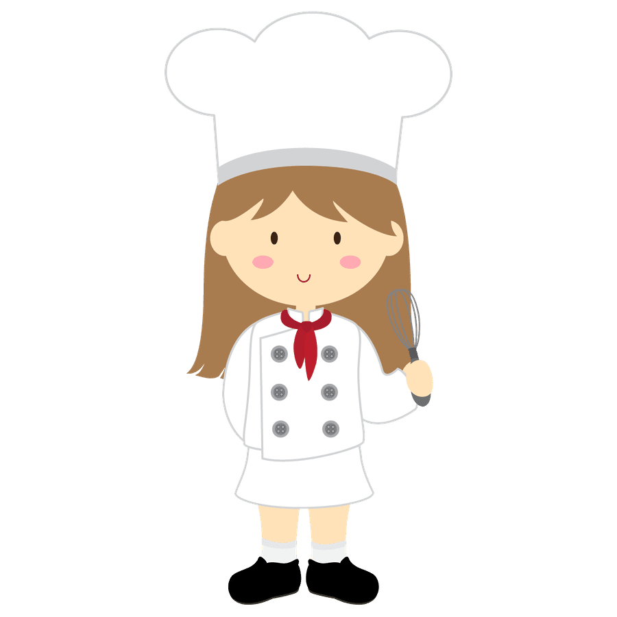 Chef pin page clipart vector 2