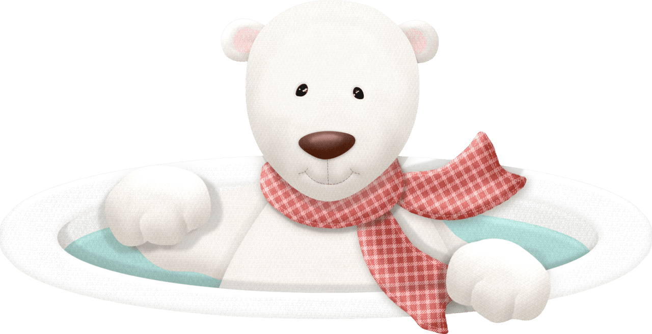 Polar bear bcc orig in winter scrapbooking cute animal clipart pictures