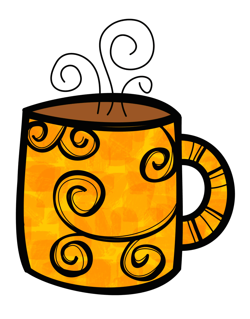 Cup pin page clipart clip art 2