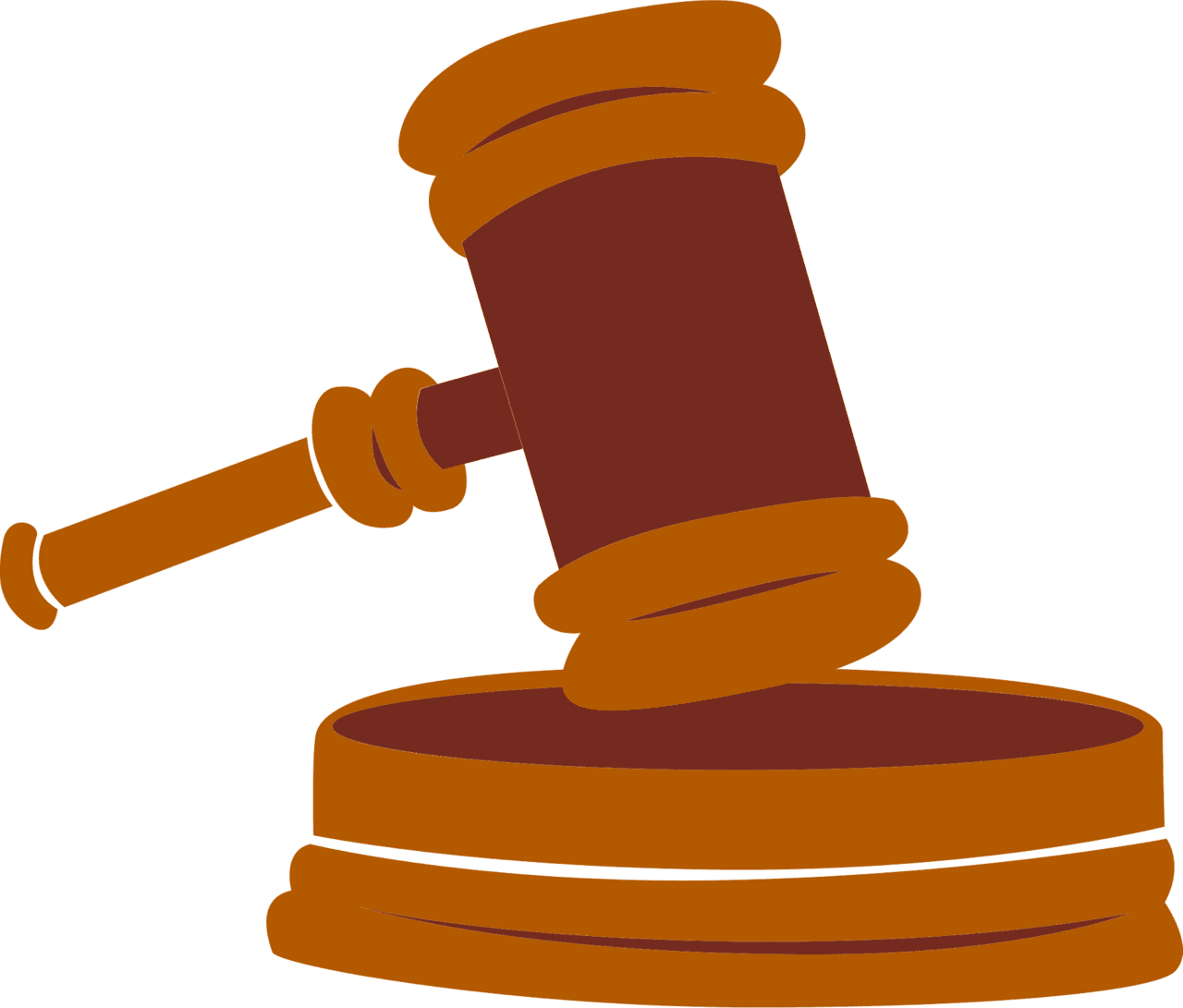 Gavel trial hammer vector clipart images