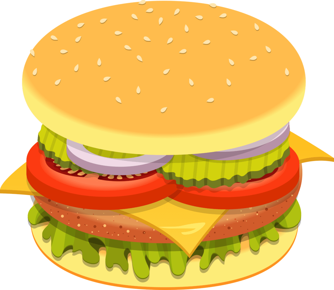 Realistic sandwich clipart design picture