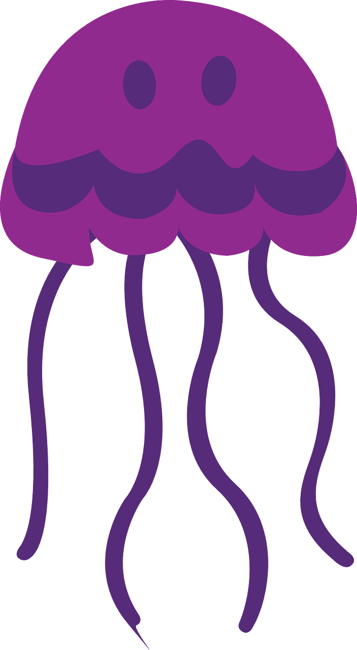 Jellyfish nature animal vector graphic clipart