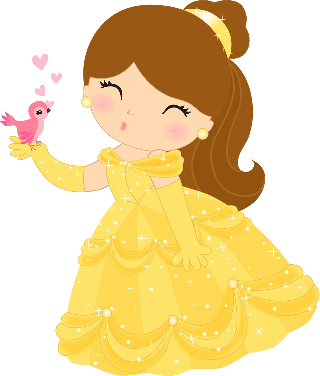 Princess pin page clipart image 4