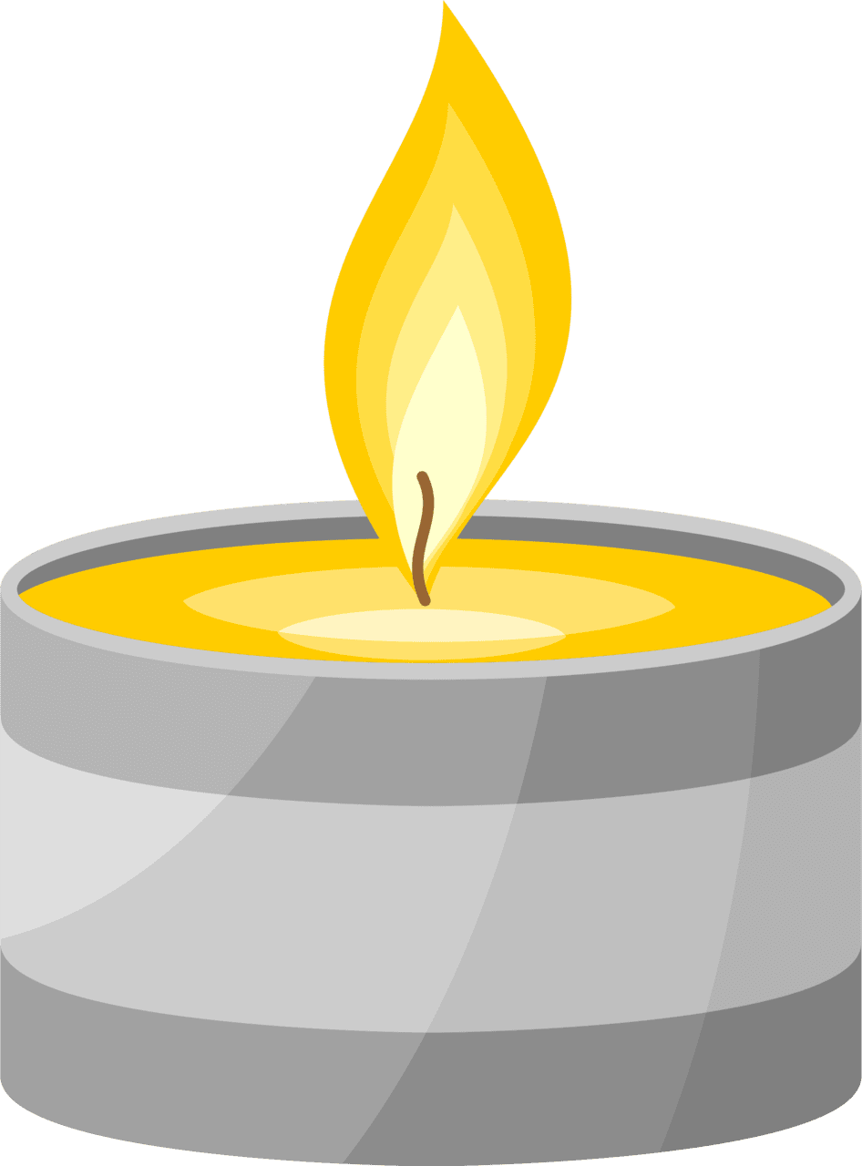 Candle light vector clipart images