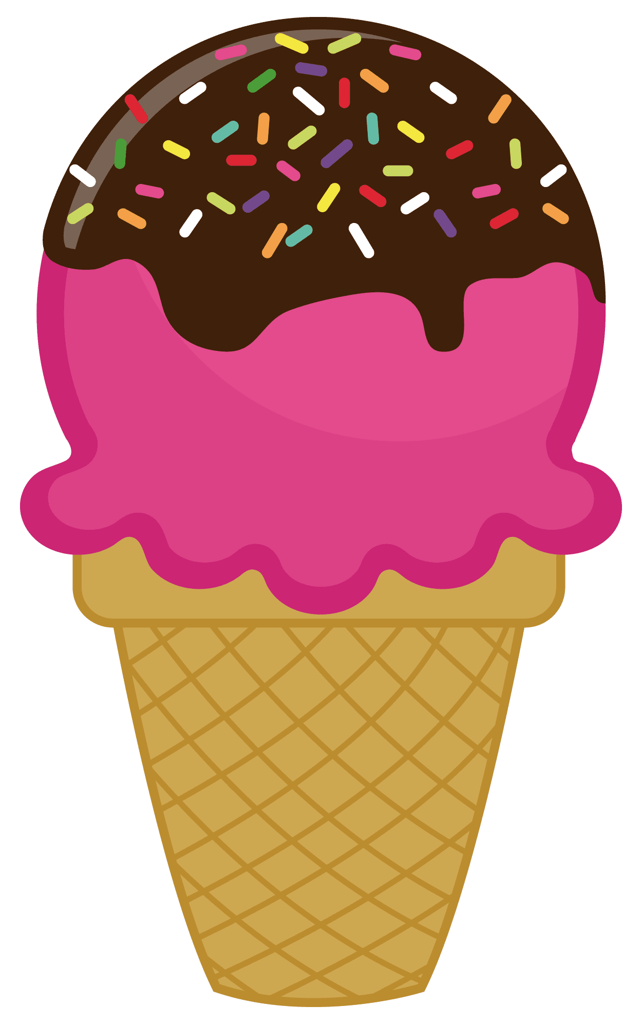 Ice cream cone uyque rico clipart printables paper crafts free