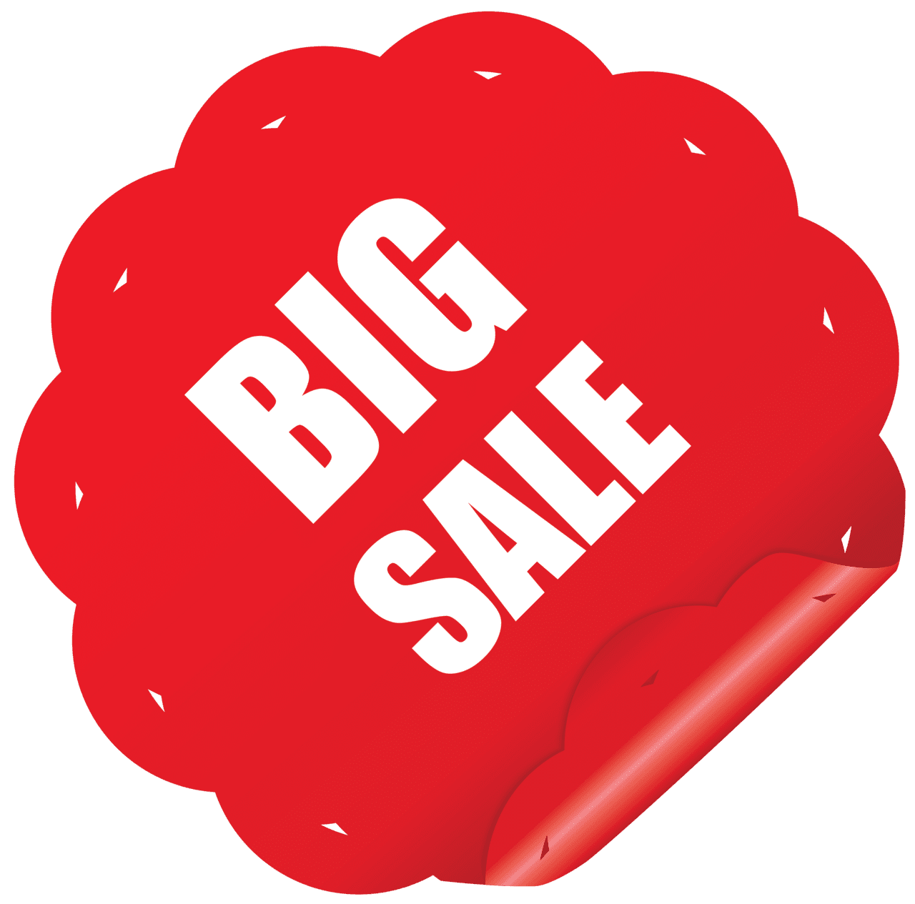 Garage sale big sticker clipart picture