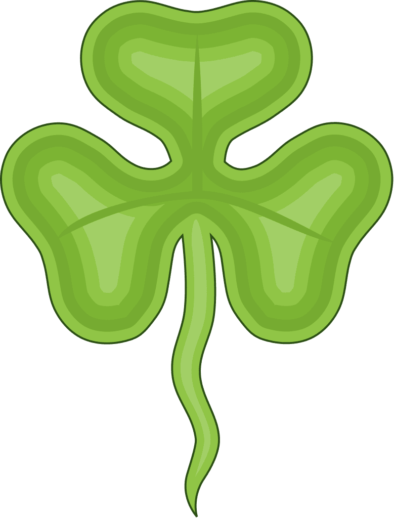 Clover pin page clipart clip art 4