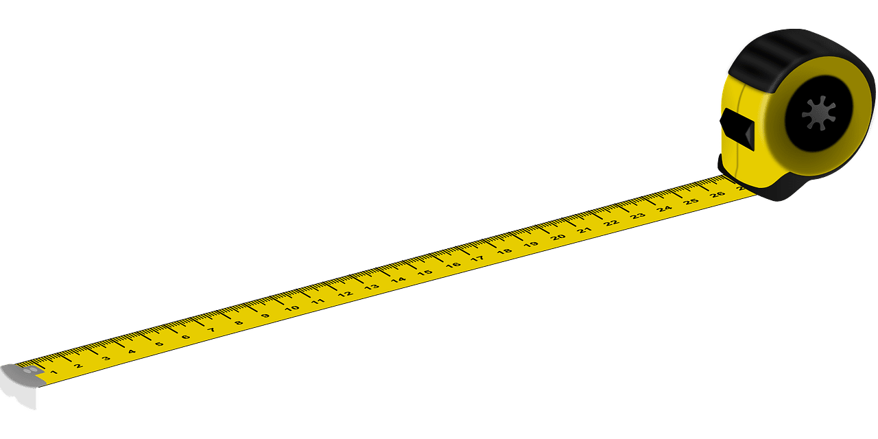 Ruler measure tape clipart vector 2