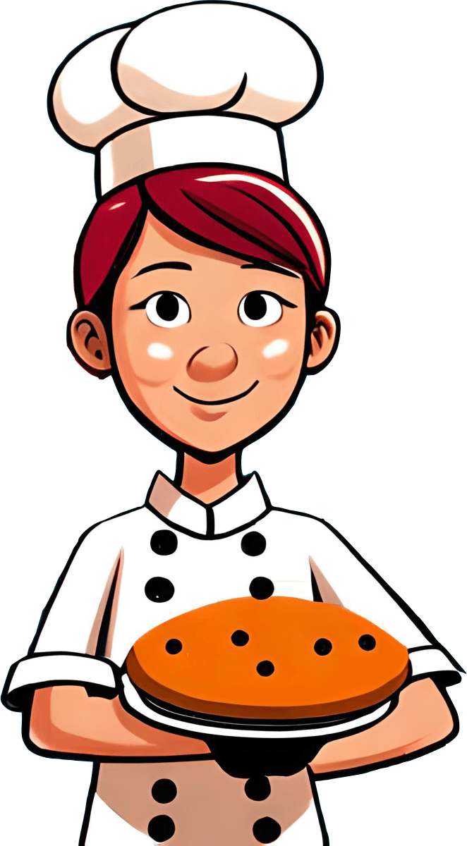 Chef confeitaria mascote clipart picture