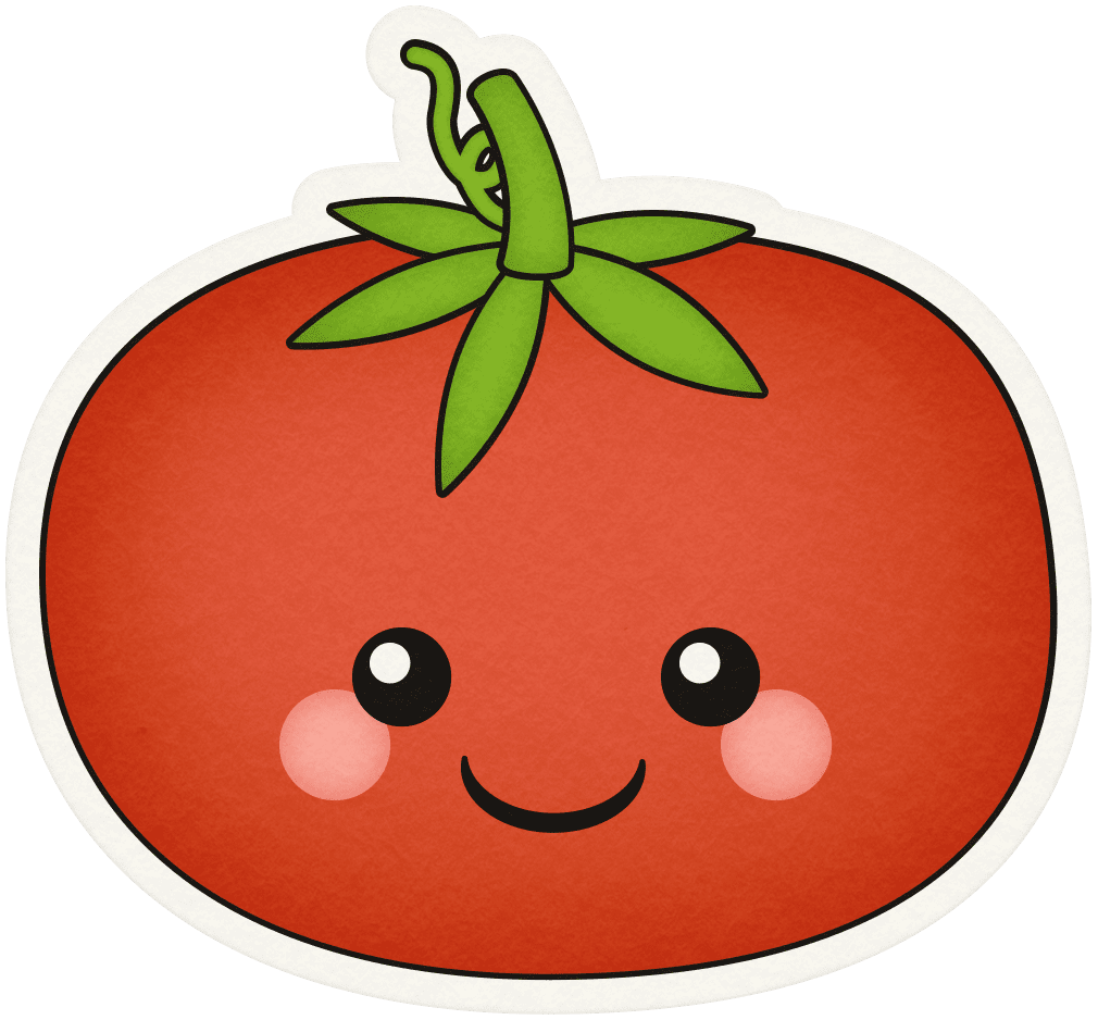 Tomato pin page clipart clip art