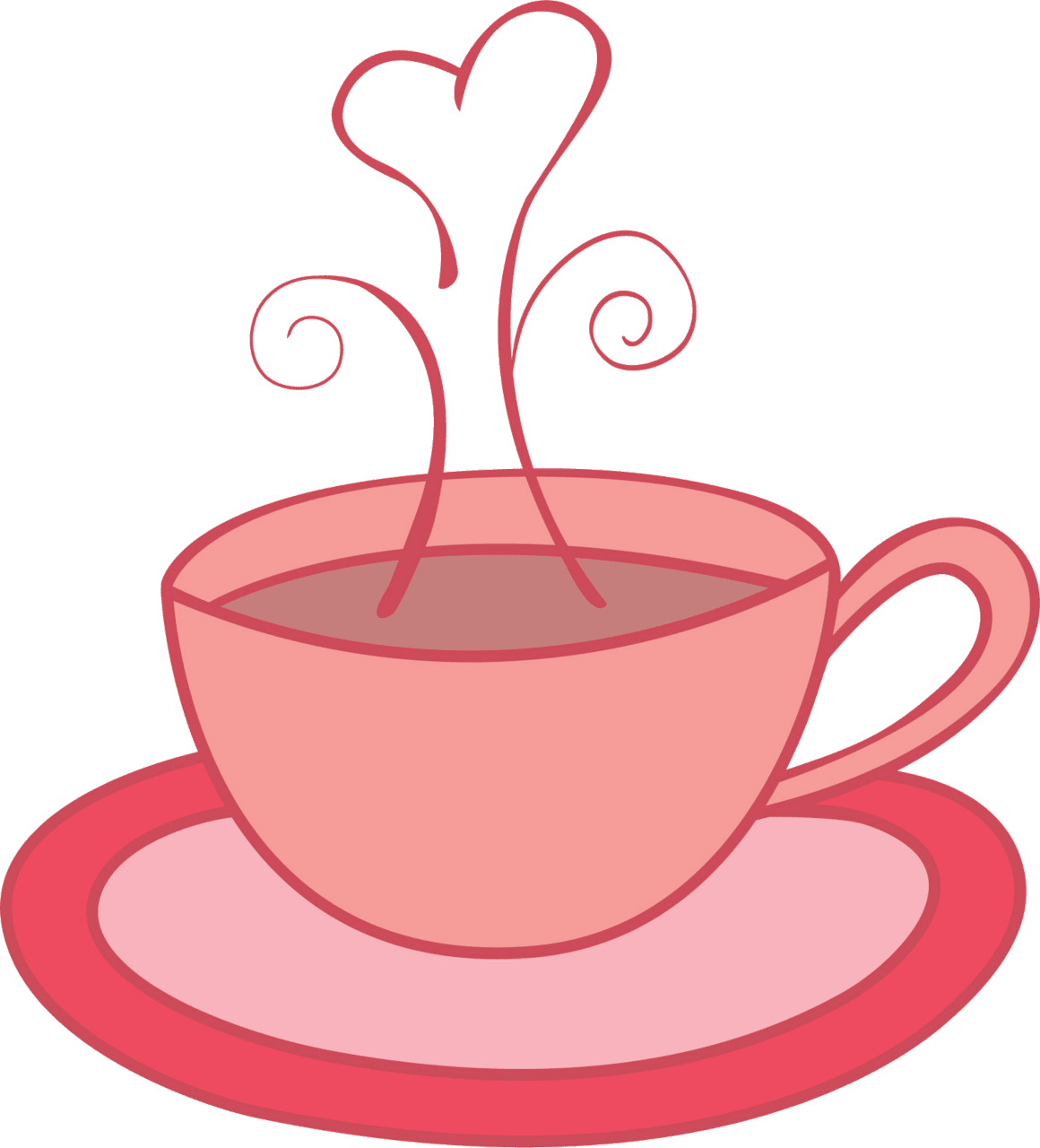 Pretty tea cup clipart drawing coffee images