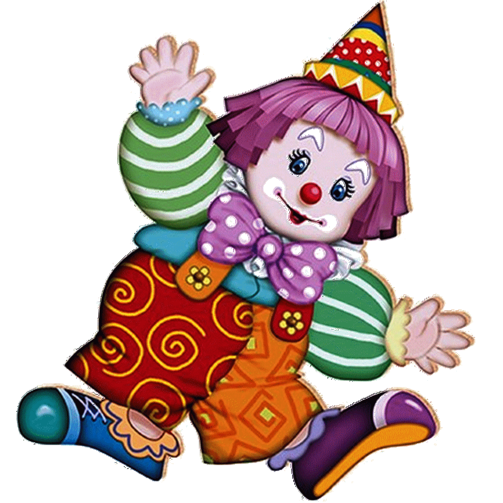 Tub clown balad tois clipart image