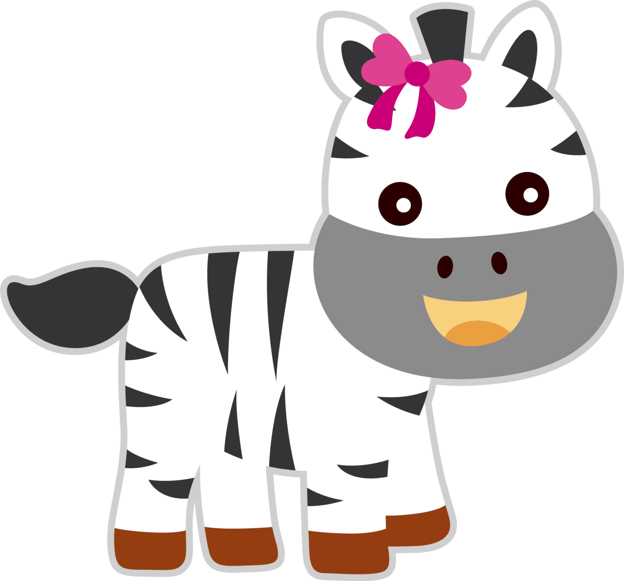 Zebra pin page clipart picture