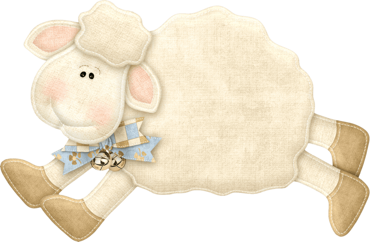 Lamb pin page clipart background