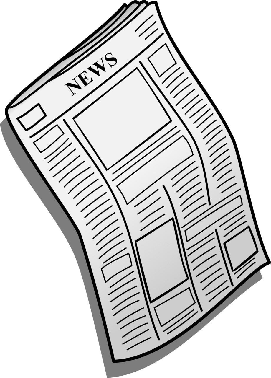 Newspaper clipart background