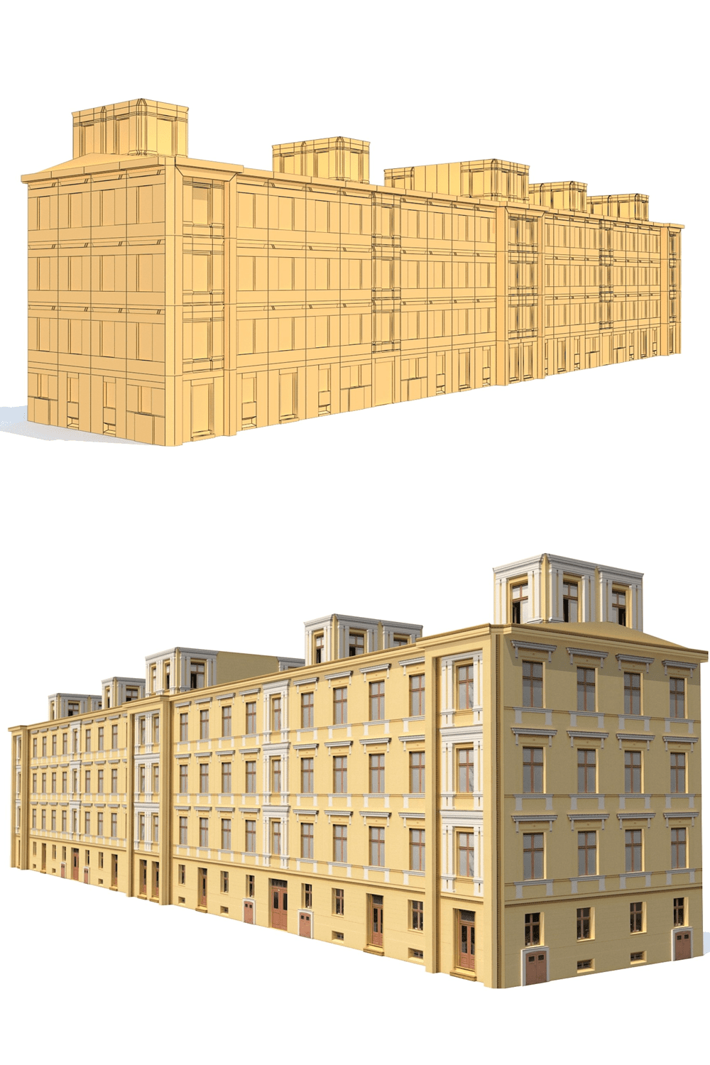 Building apartment house clipart transparent