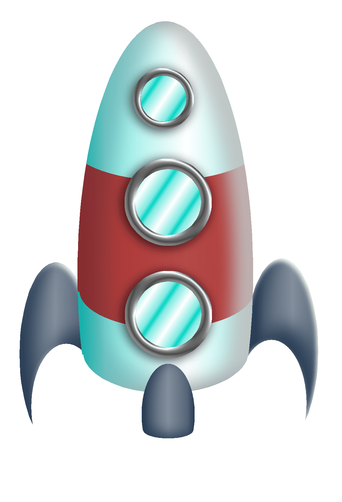 Rocket ship pin page clipart background