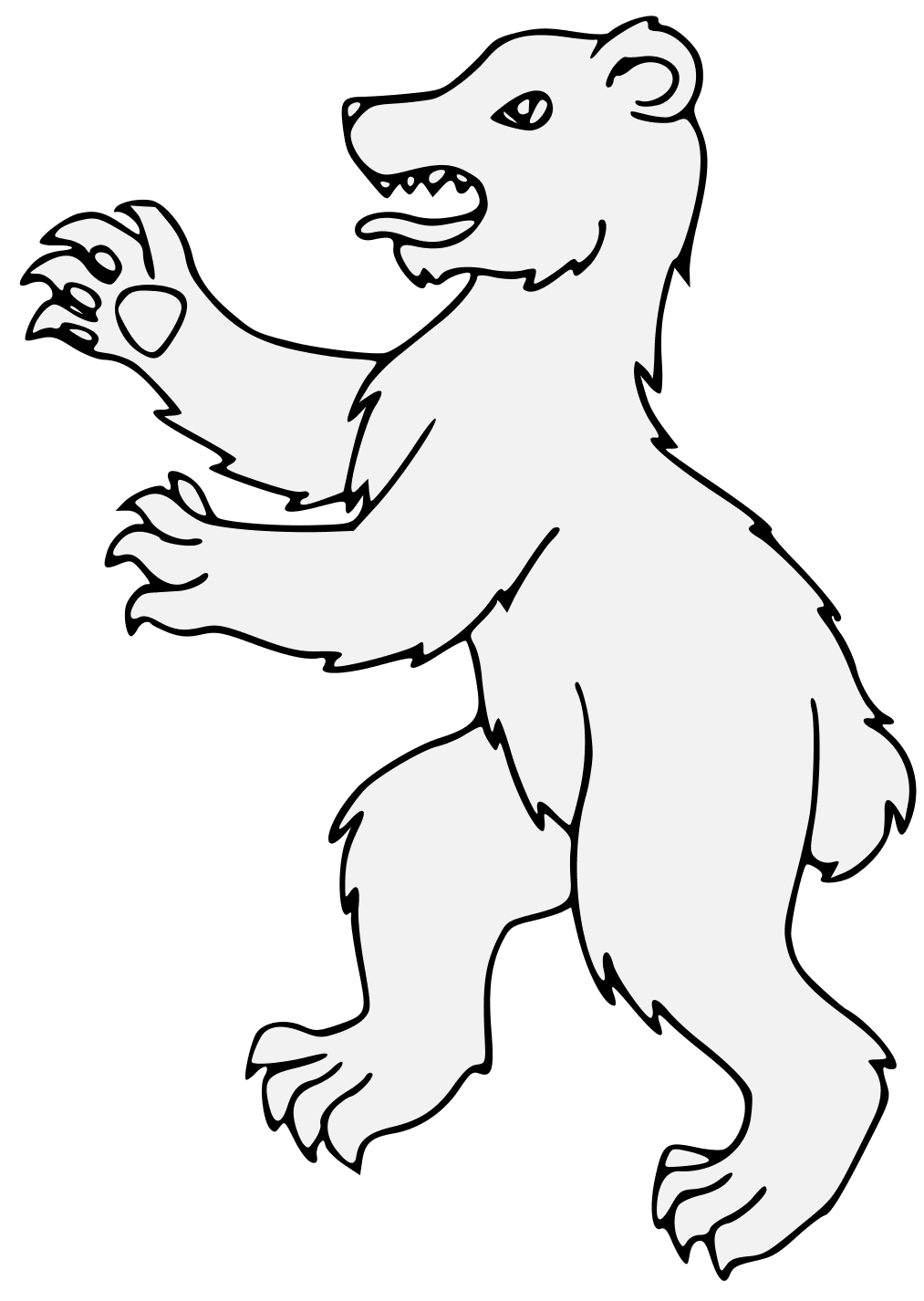 Polar bear clipart transparent