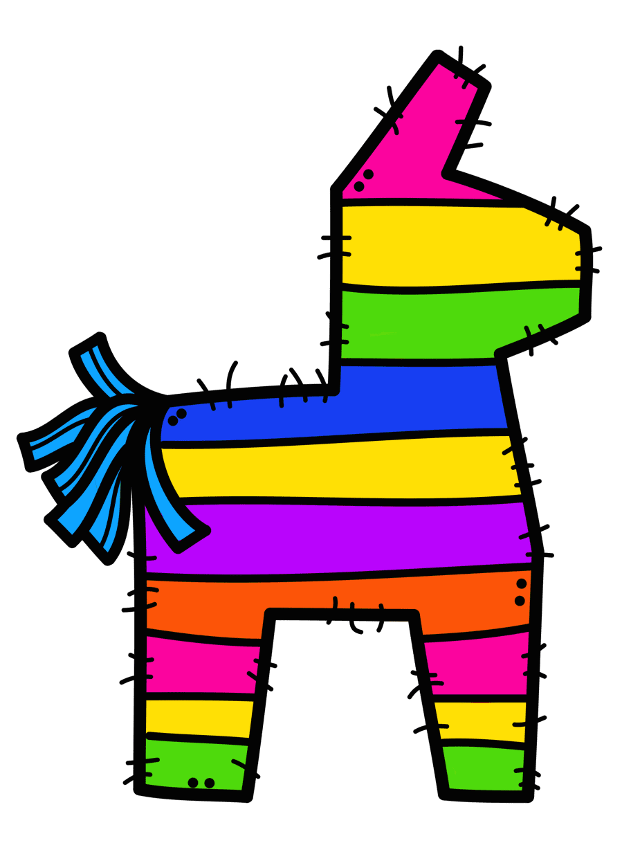 Donkey pin page clipart clip art 4