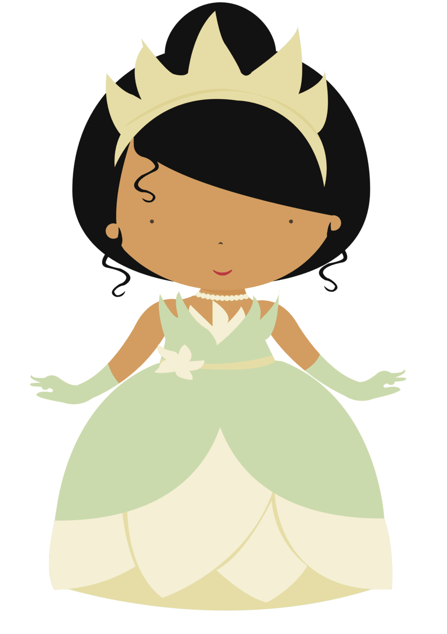 Princess pin page clipart background 2