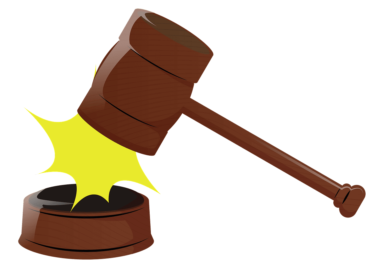 Auction hammer gavel vector clipart images