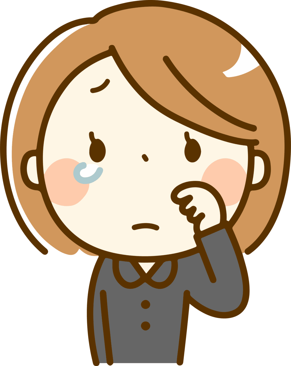 Funeral woman sad vector clipart images