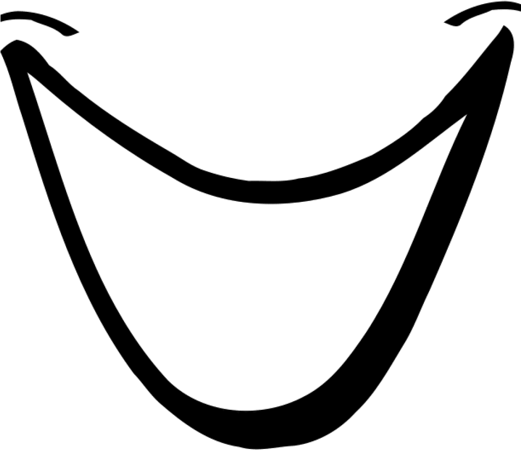 Hd smile mouth clipart cartoon clip black and white image nic