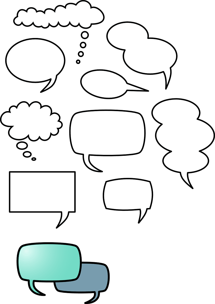 Thinking speech balloon th vector graphic clipart