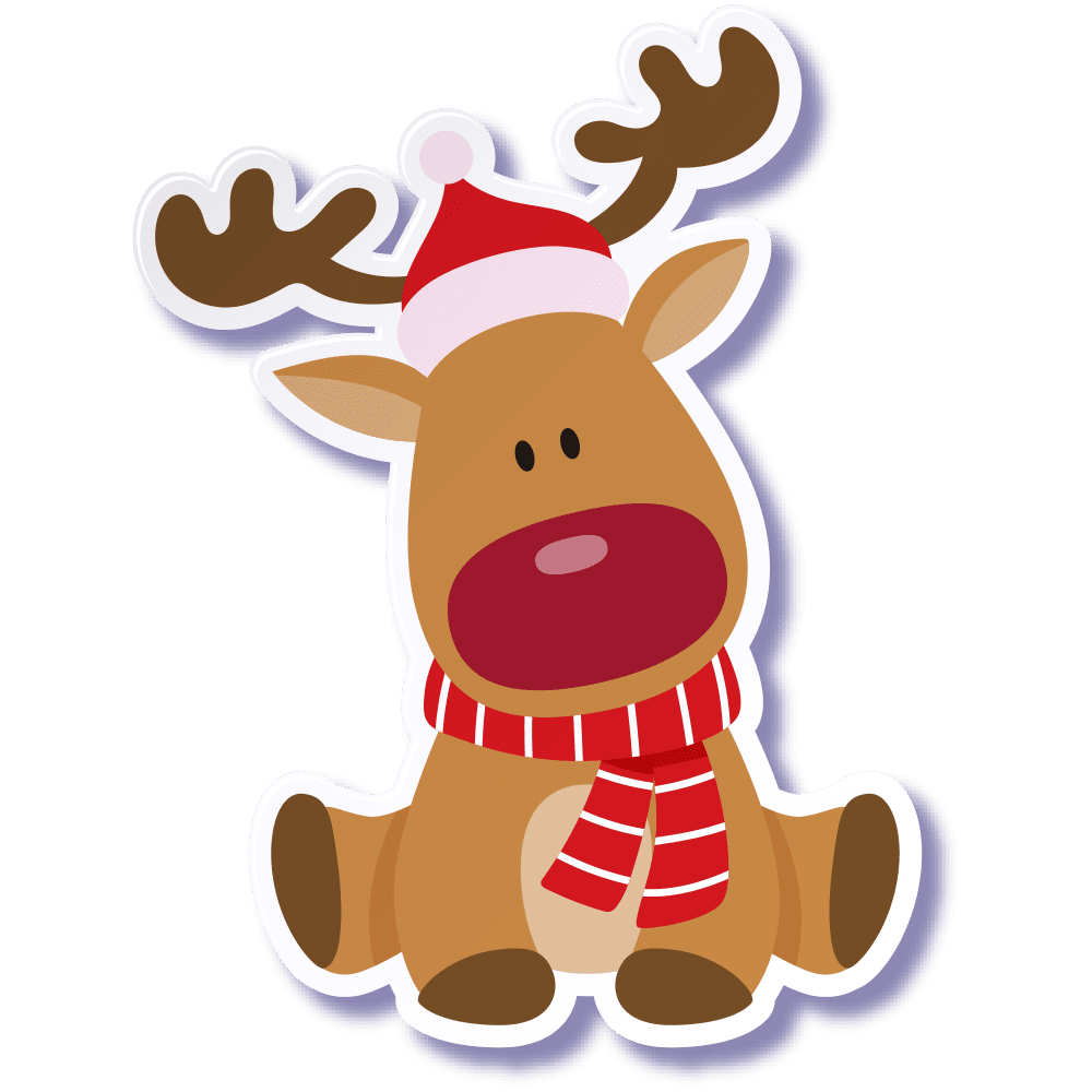 Father christmas hat cute claus rudolph dog reindeer santa clip fre clipart background
