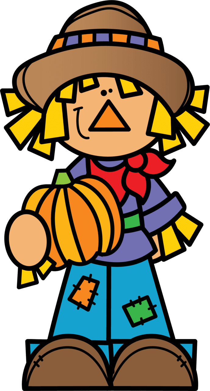 Scarecrow pin page clipart free