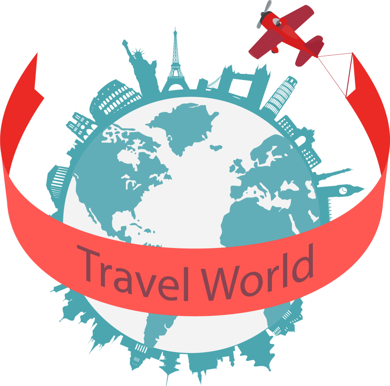 Travel world concept vector design image clipart