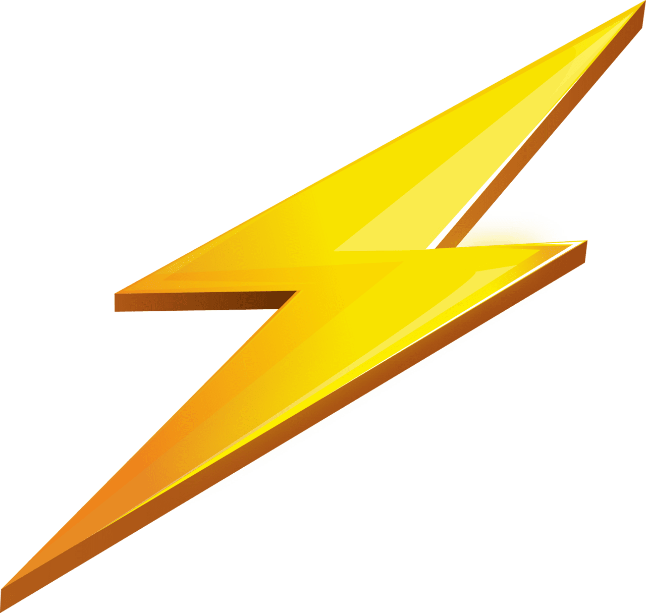 Lightning bolt image for clipart 2