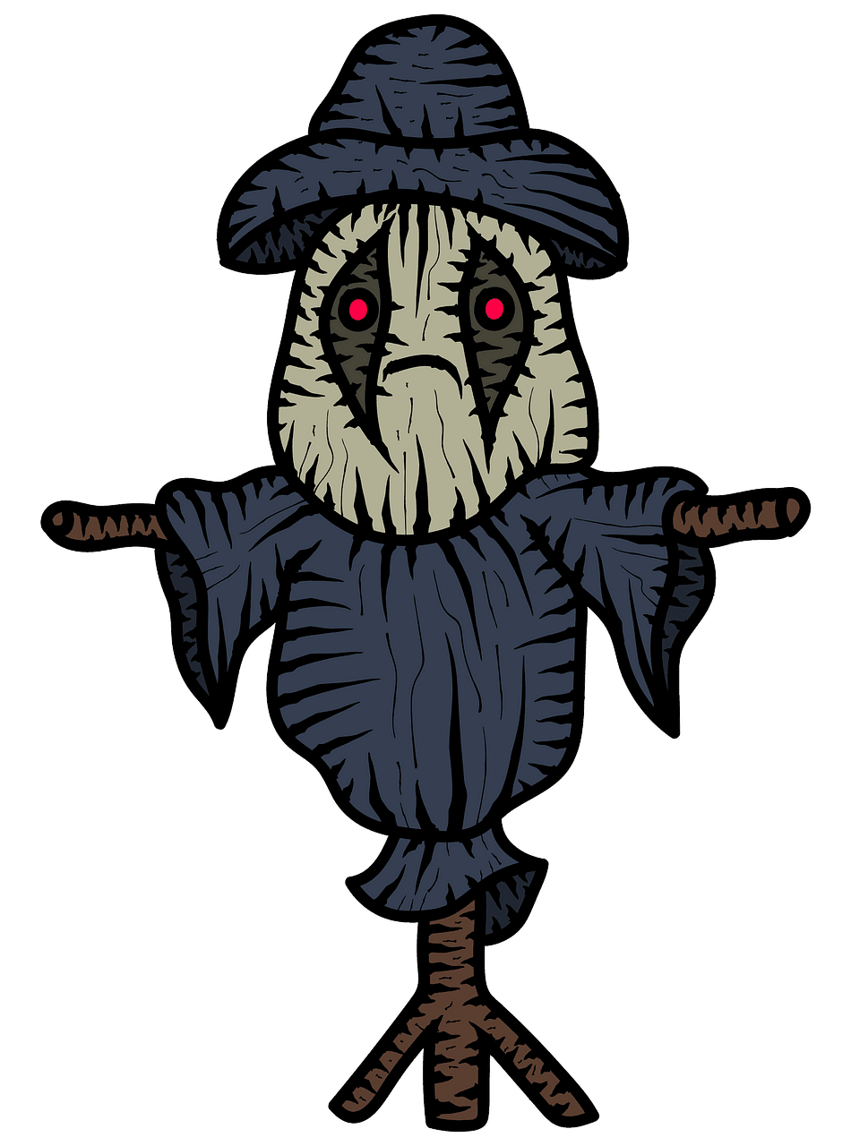 Scarecrow vector clipart images 7