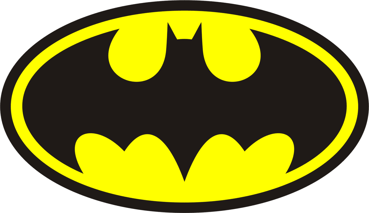 Batman logo clipart