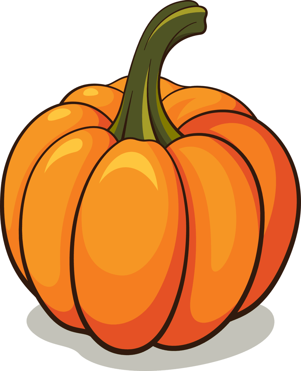 Vegetable pumpk clipart image