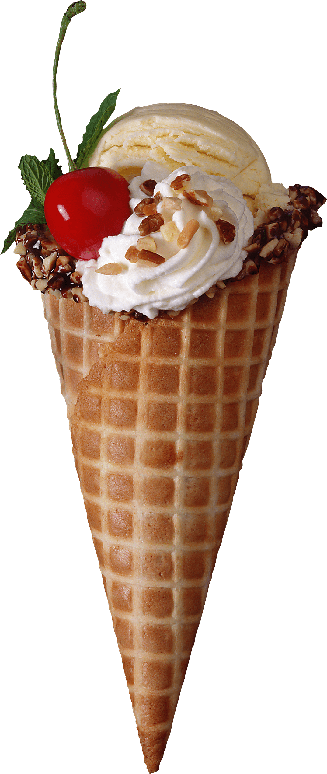 Ice cream cone image with background clipart 3