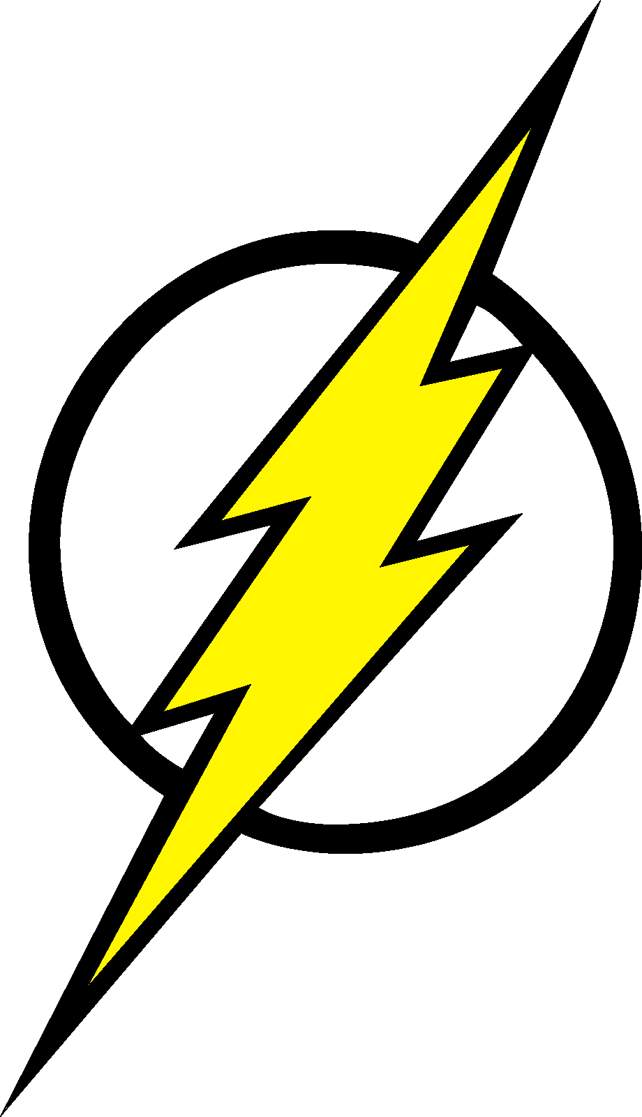 Lightning bolt pin page clipart logo