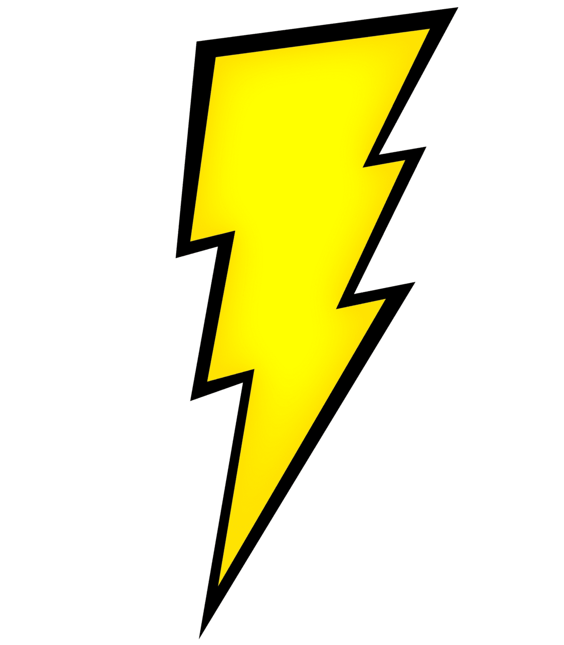 Lightning bolt image for clipart