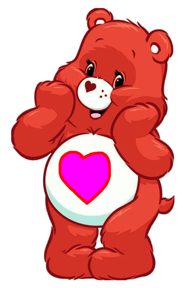 Polar bear care bears love heart by joshuat deviantart clipart clip art