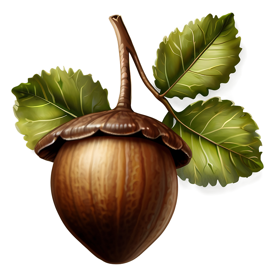 Realistic acorn clipart clip art