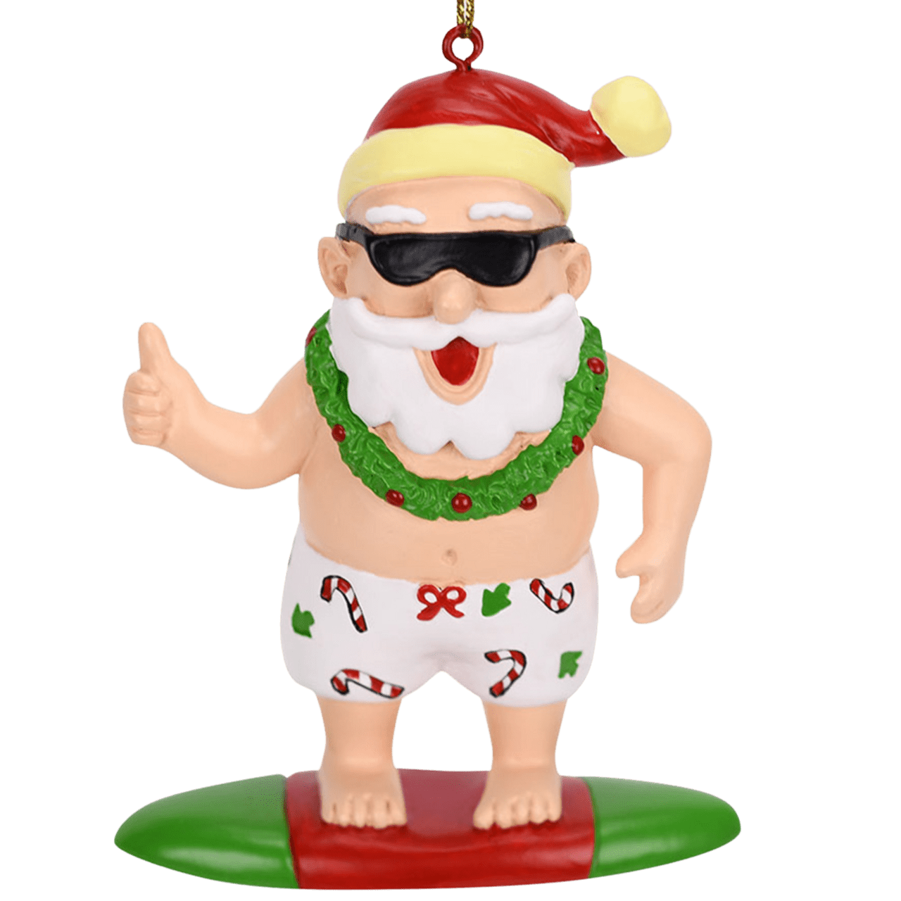 Father christmas hat surfing santa surfer ornament michaels clipart clip art