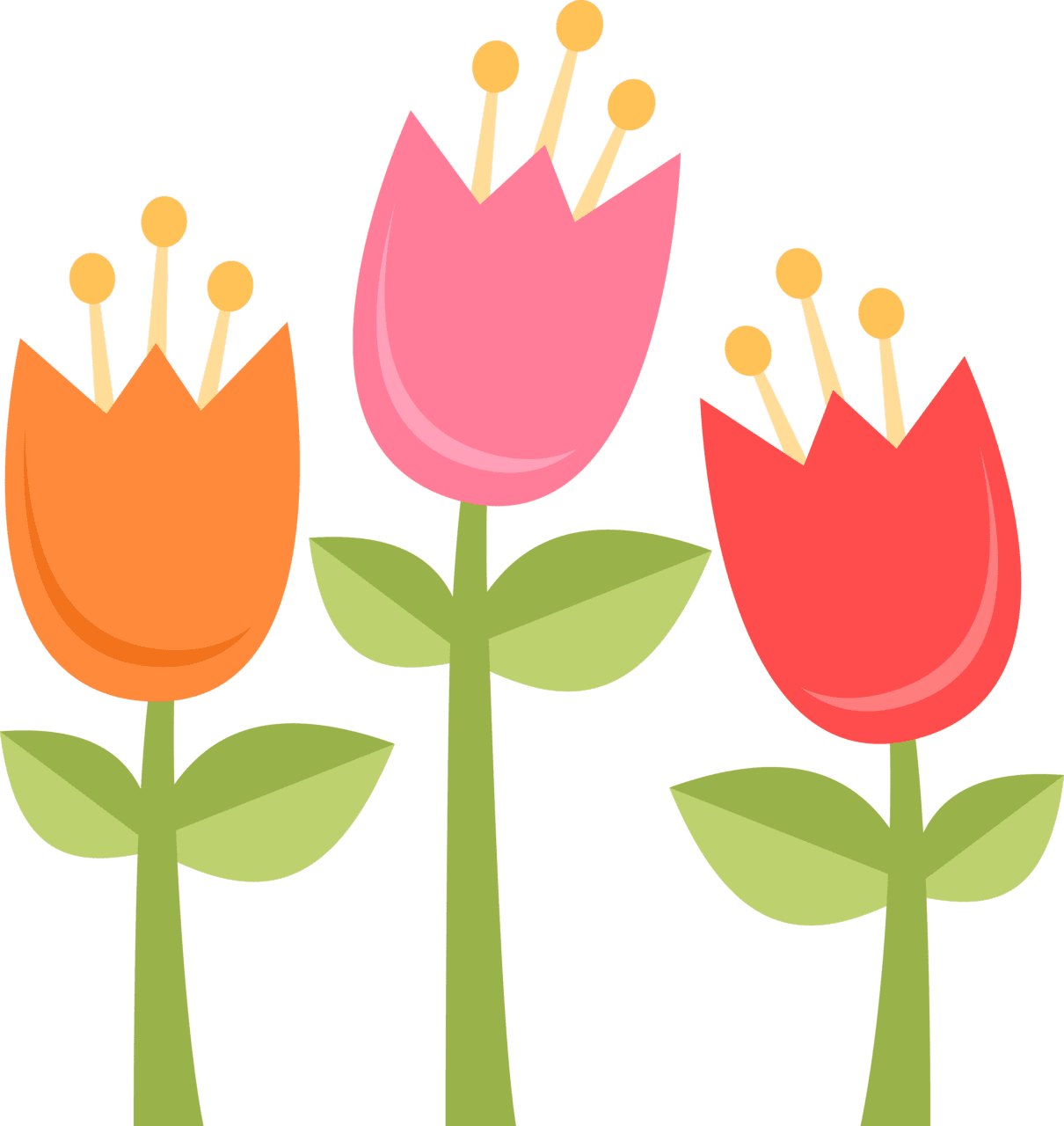 Tulip pin page clipart picture