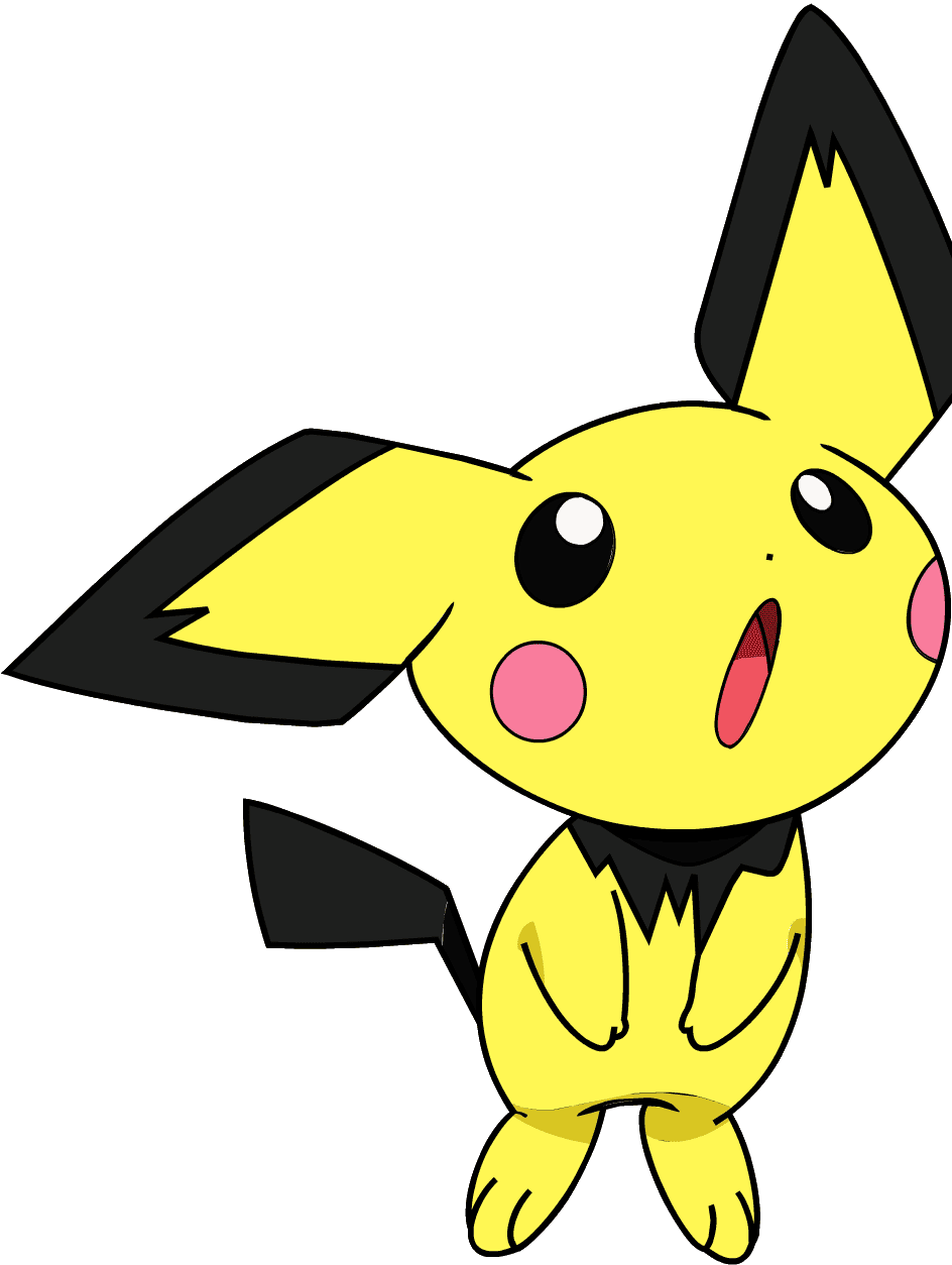 Pokemon pichu clipart image