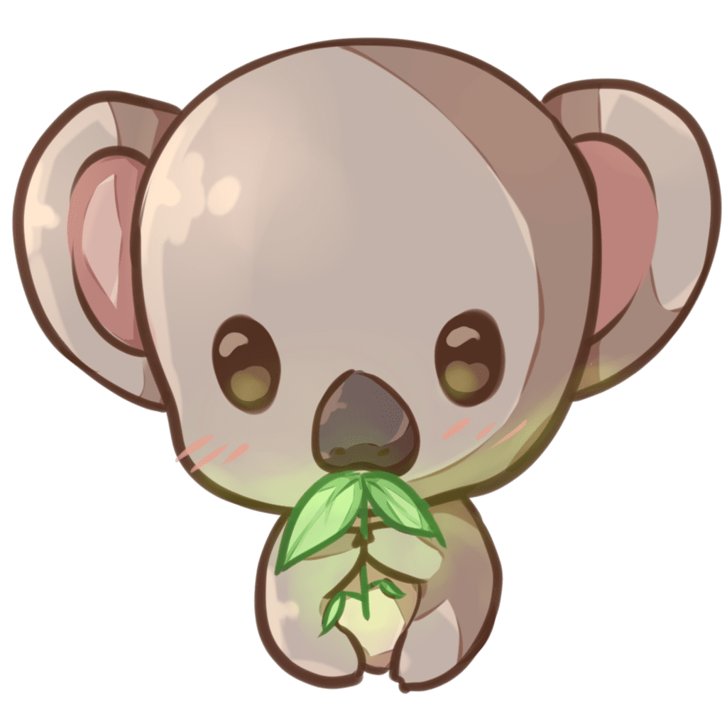 Koala pin page clipart image