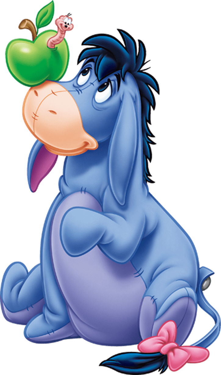 Donkey eeyore picture clipart