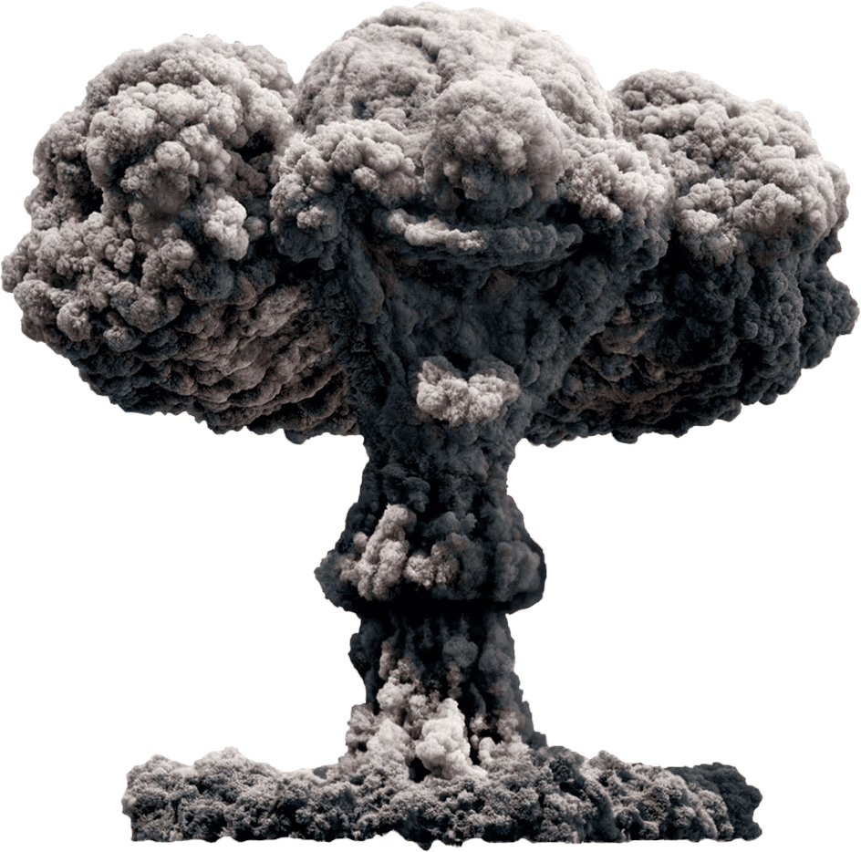 Bomb big giant smoke explosion clipart clip art